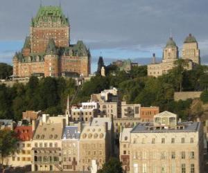 Puzzle Ιστορική περιοχή της παλαιάς Quebec, Καναδάς